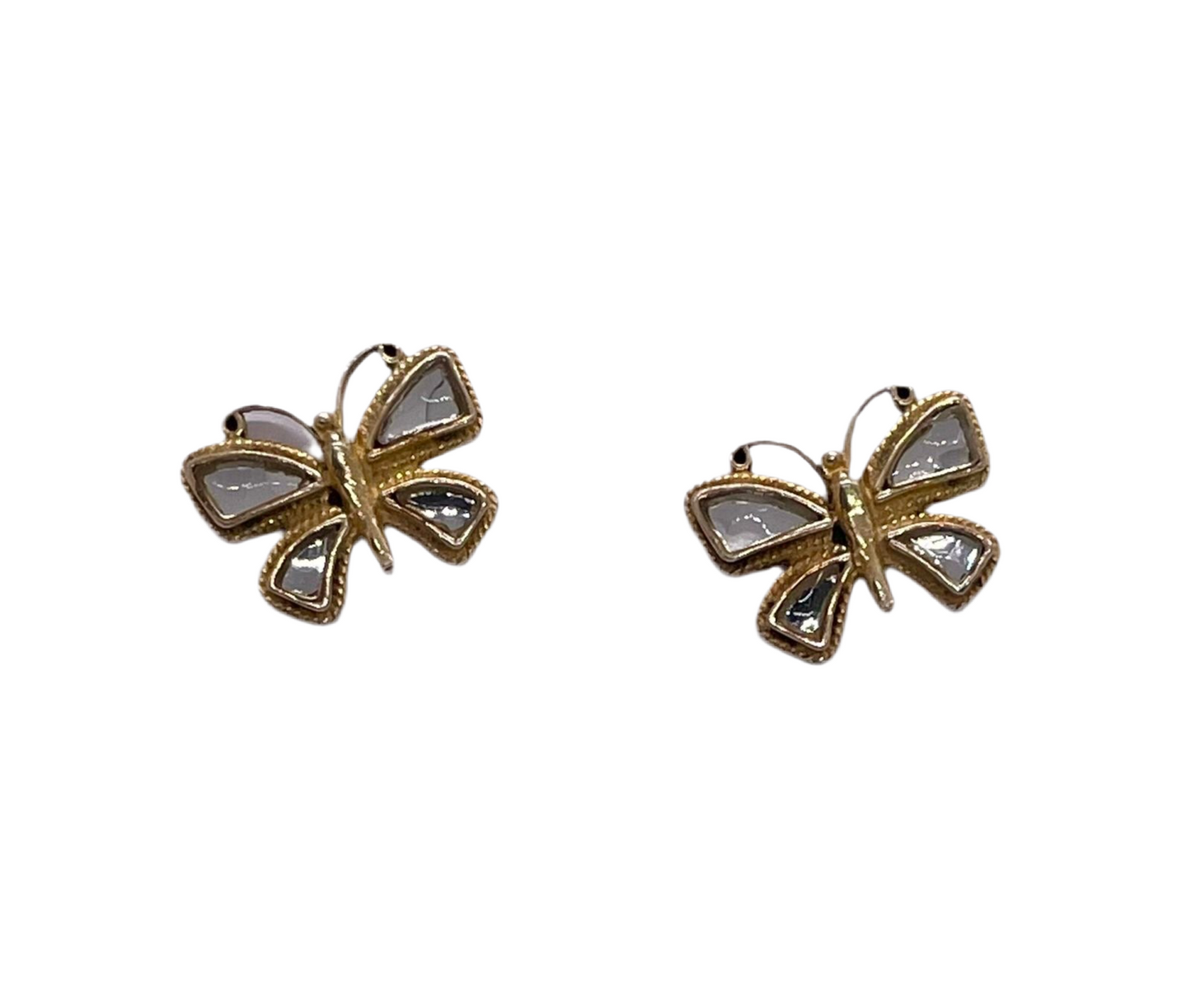 Butterfly Studs: Silver