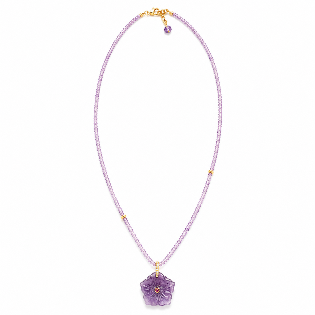 The Wild Flower Beaded Necklace