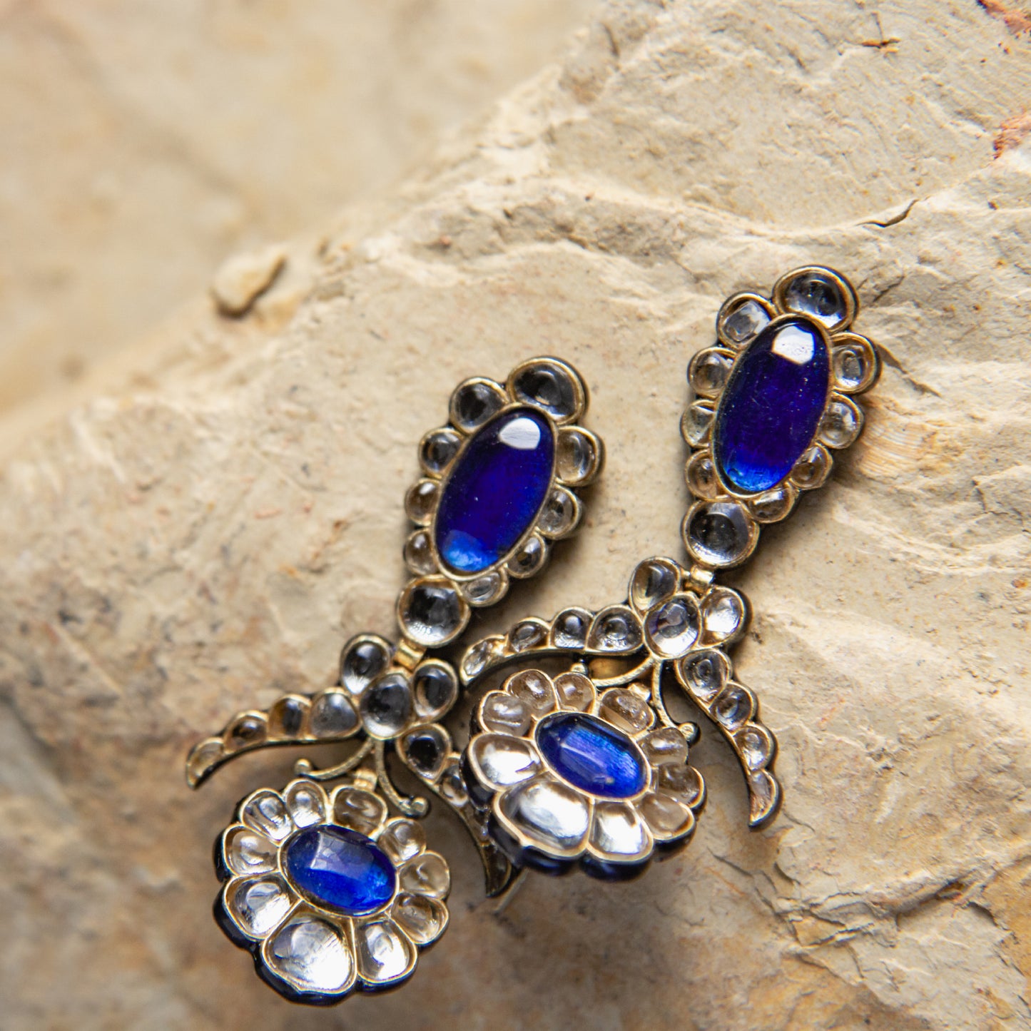 Butterfly Chandelier - Silver and Blue MADE TO ORDER