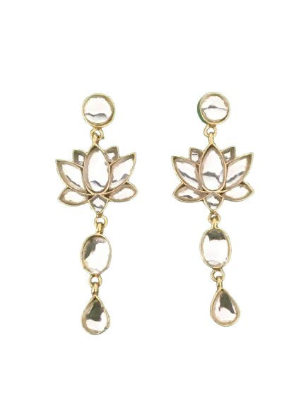 Lotus Chandelier: Silver