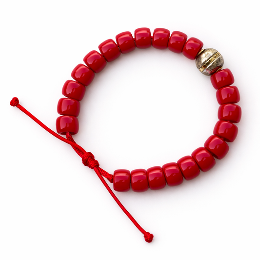 Cotton Candy Luxe Bracelet: Red2