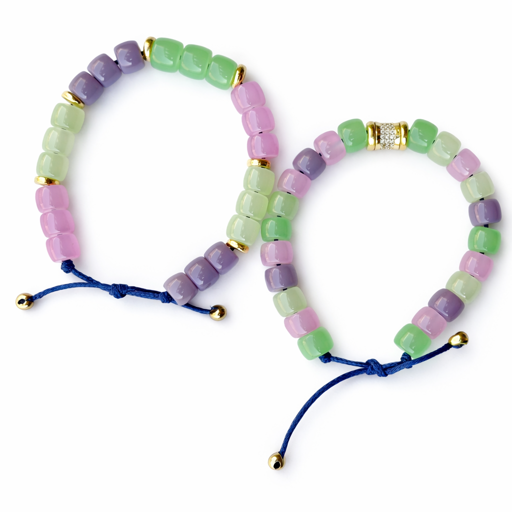 Cotton Candy Luxe Bracelet: Tropical Set