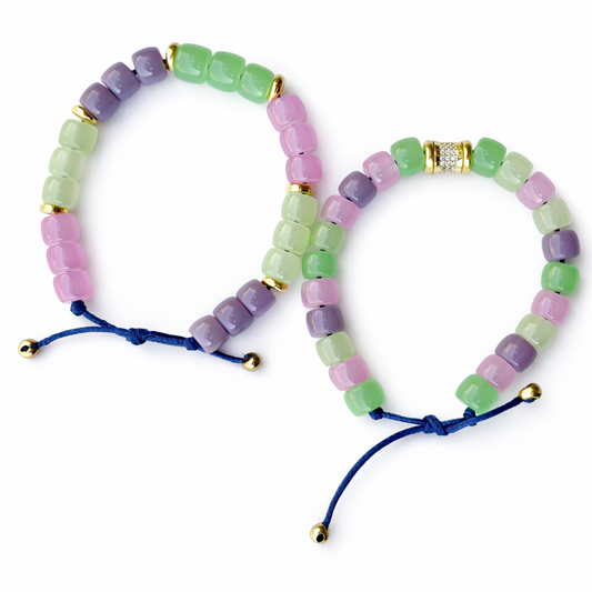 Cotton Candy Luxe Bracelet: Tropical Set