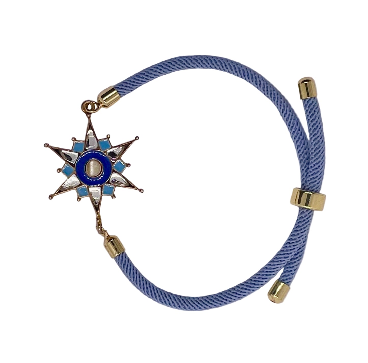 Cord Bracelet: Starburst Charm