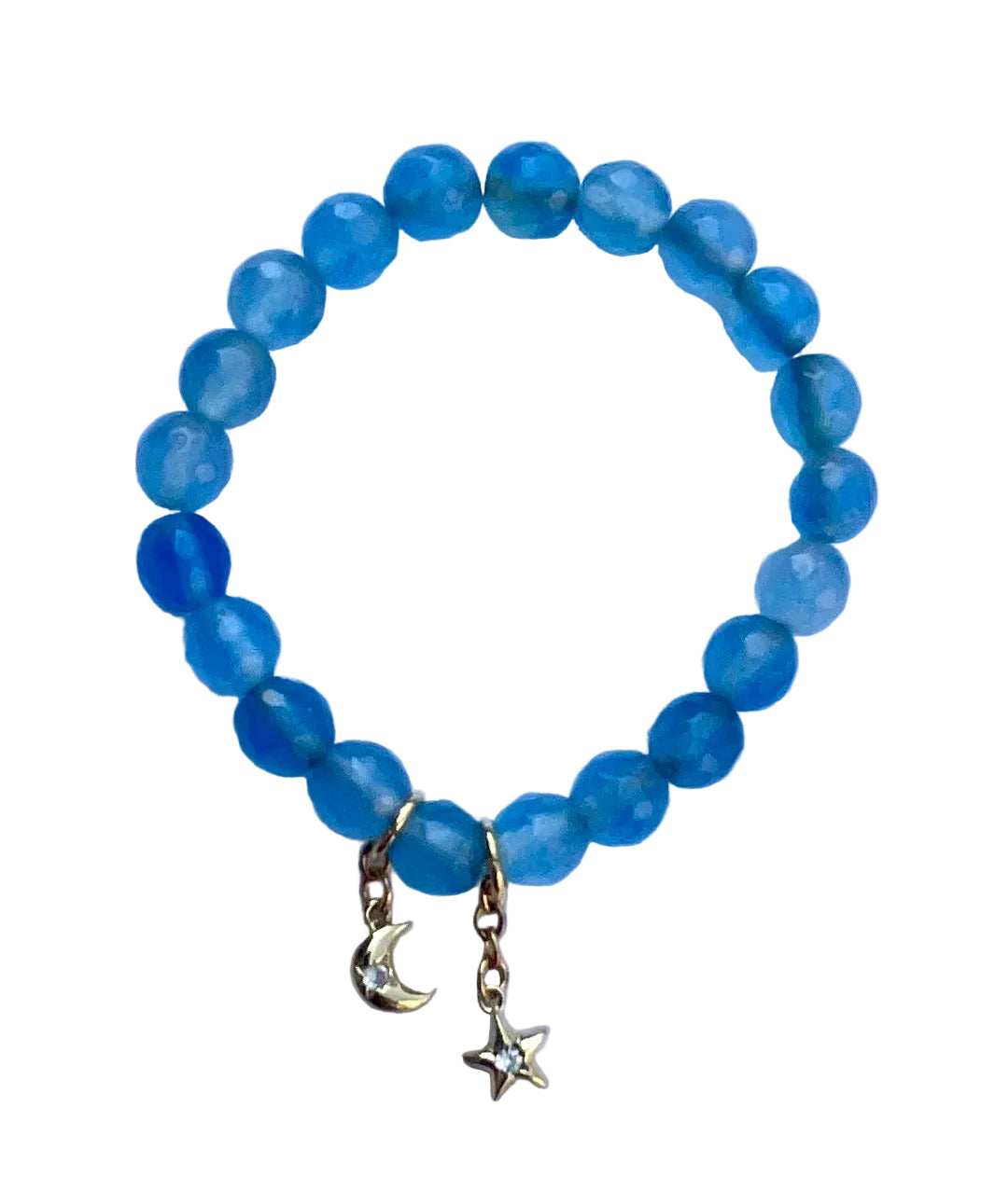 Starry Night                                       Petit Stretch Bracelet in Blue