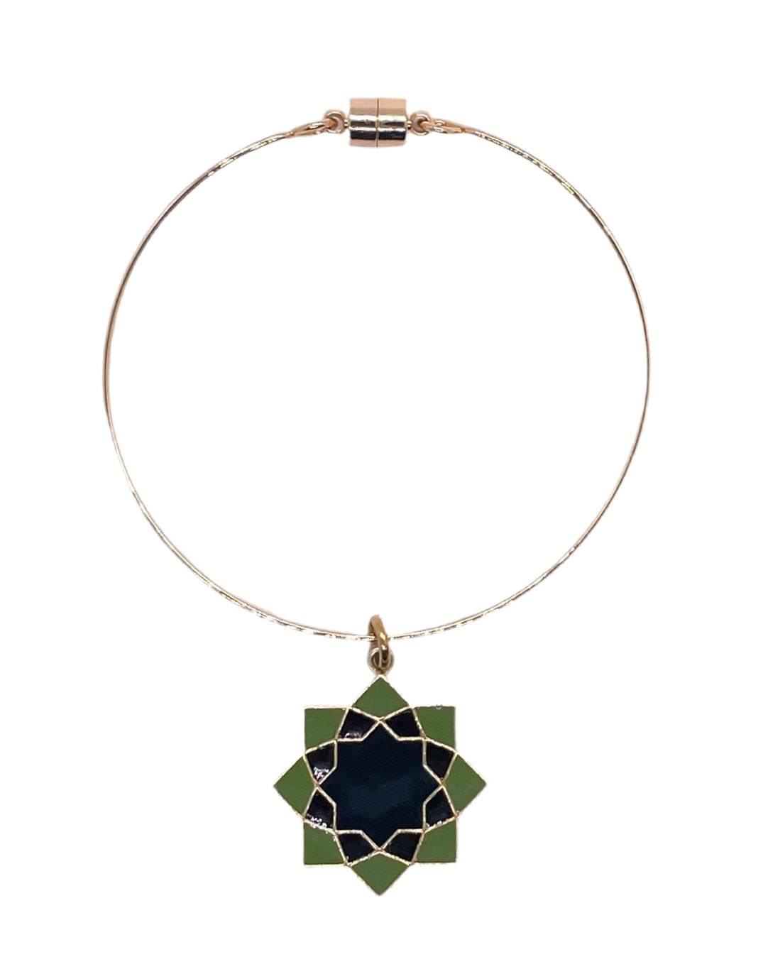 Rub El Hizb Charm Bracelet: Shades of Green