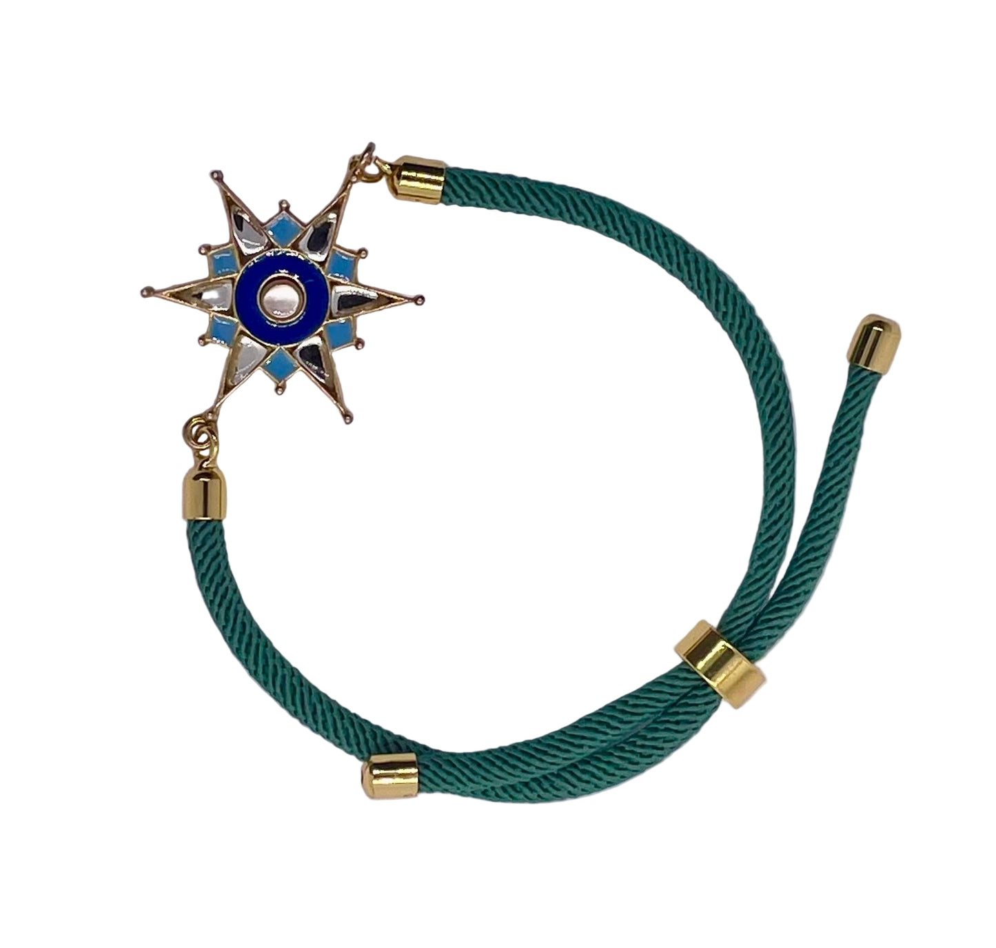 Cord Bracelet: Starburst Charm