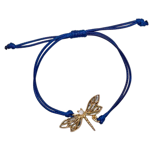 Cord Bracelet: Dragonfly