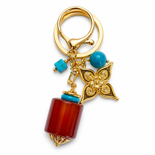 Bag Charm: Carnelian