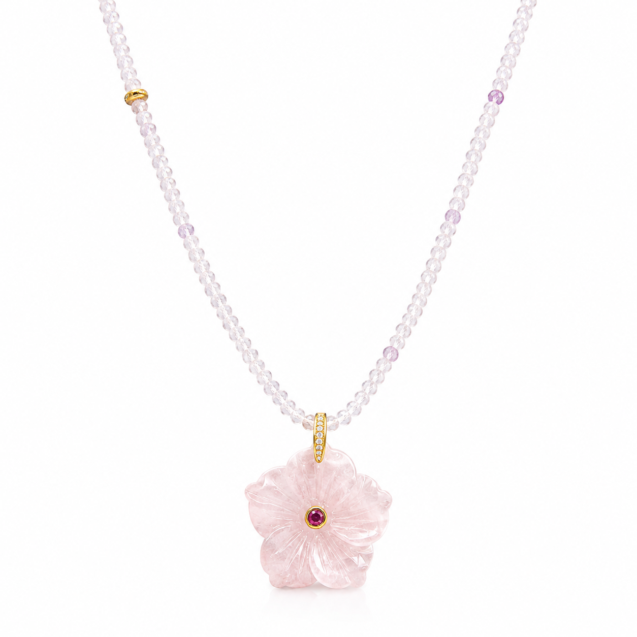 The Wild Flower Beaded Necklace
