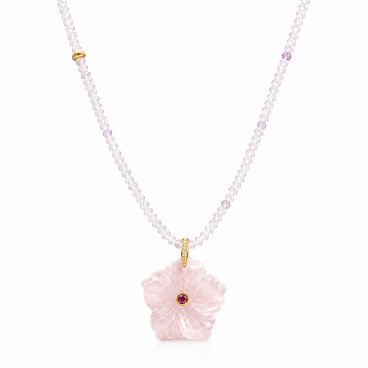 The Wild Flower Beaded Necklace