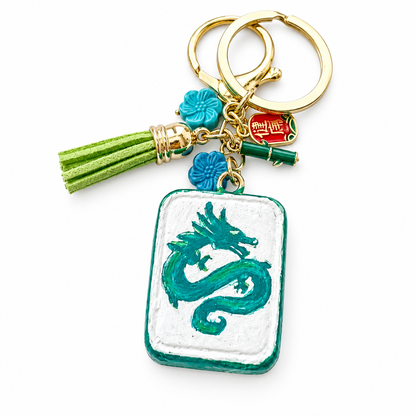 Bag Charm: Green Dragon