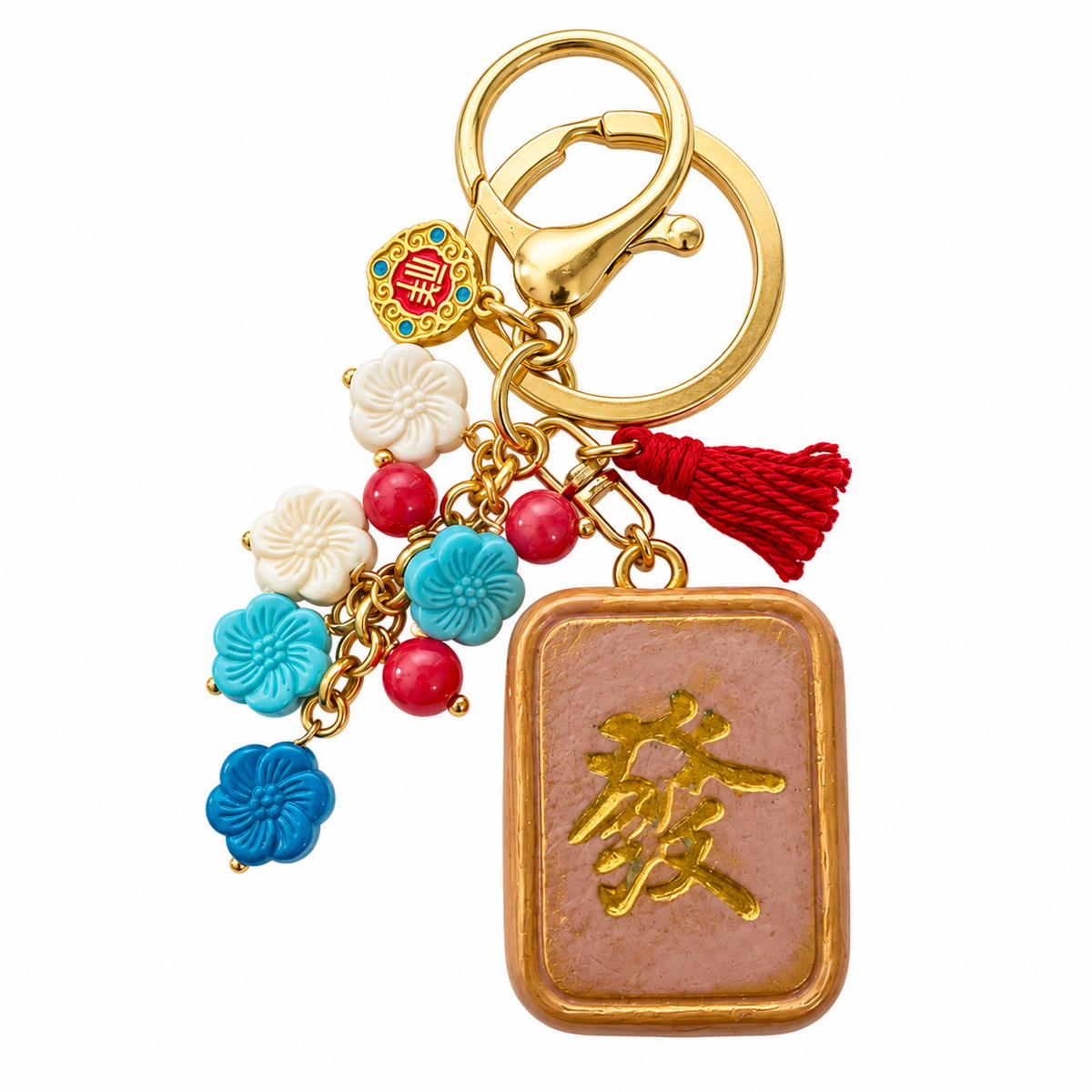 Bag Charm: Dragon in Pink