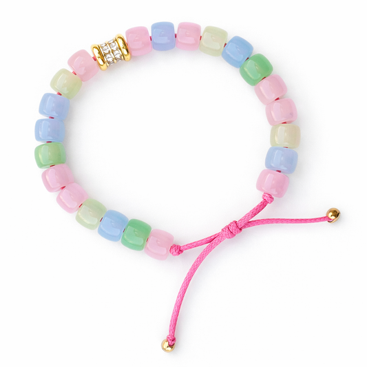 Cotton Candy Luxe Bracelet: Candy Crush