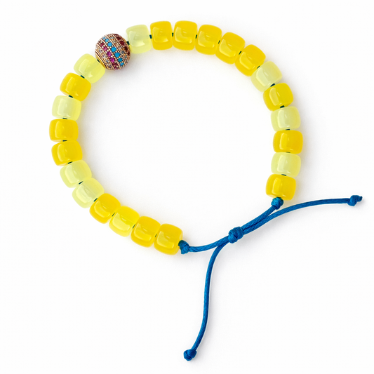 Cotton Candy Luxe Bracelet: Shades of Lemon