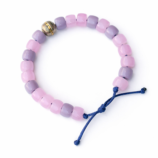 Cotton Candy Luxe Bracelet: Lavender & Mauve