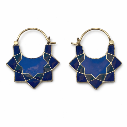 Rub el Hizb Hoops: Large Blue