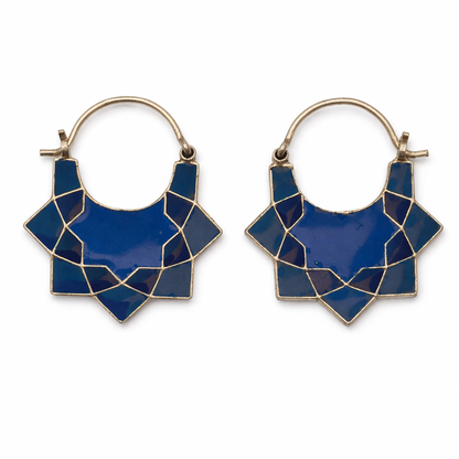 Rub el Hizb Hoops: Large Blue