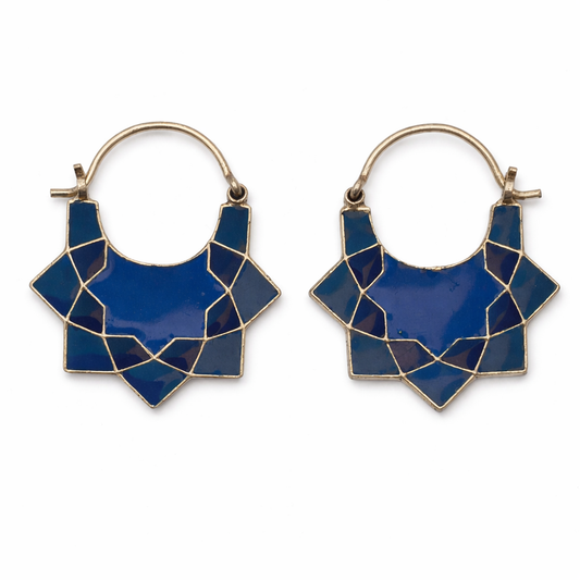 Rub el Hizb Hoops: Large Blue