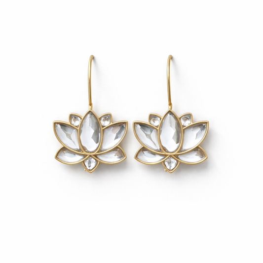 Serene Lotus Earrings
