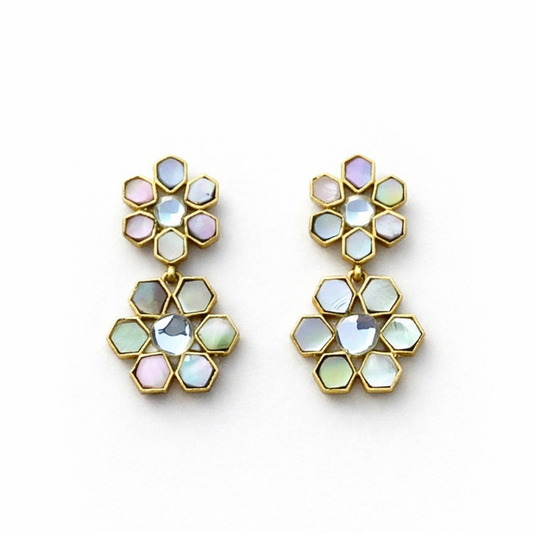 Arabesque Double Bloom Earrings