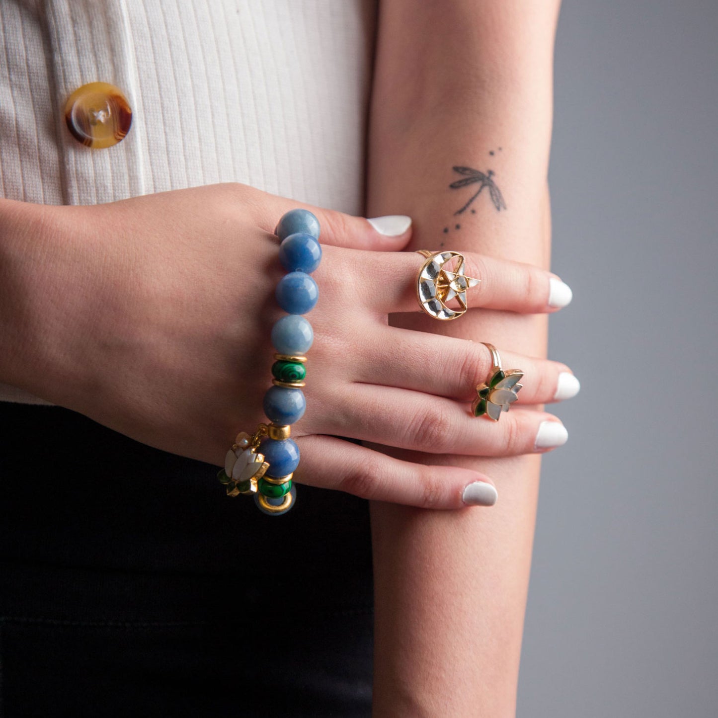 Chand Tara Ring - Silver